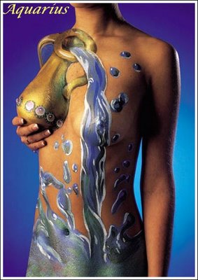 GIRL BODY PAINTING trend this year